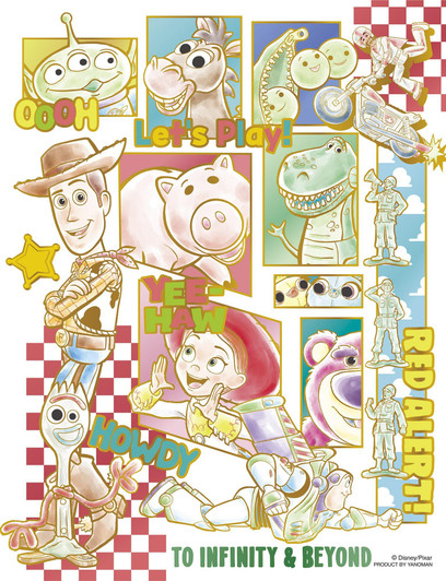 Jigsaw Puzzle Colorful Gold/Toy Story (Toy Story) (300 Pieces)