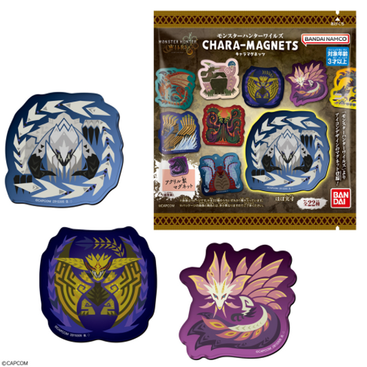 Bandai Candy Monster Hunter Wilds Character Magnet Collection (14pcs/BOX)