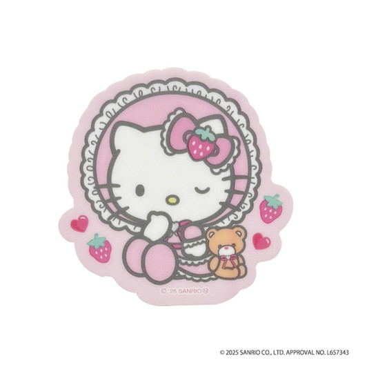 TCP Hello Kitty Die-Cut Sticker Lolita (Pink)