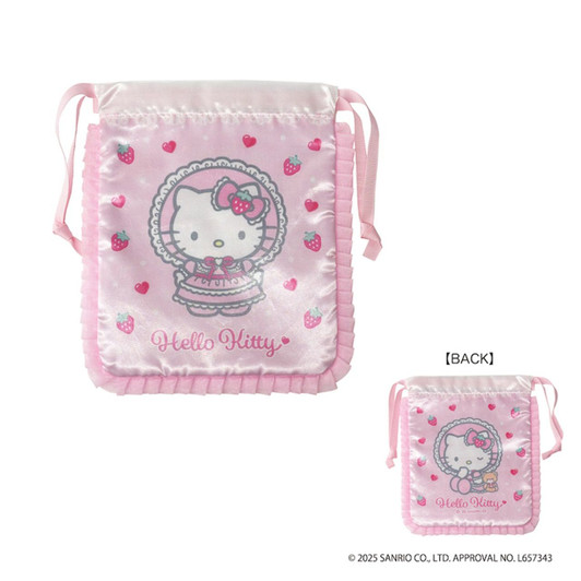 TCP Hello Kitty Lovely Frill Pouch Lolita (Pink)