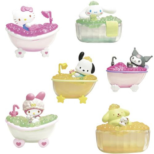  Bandai Tokimeruzu Box! Sanrio Characters Babble Bath Time (Box of 6) 