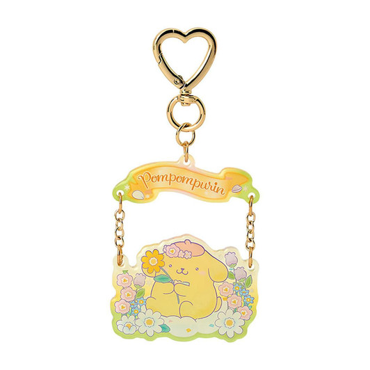  Sanrio PomPom Purin Acrylic Keychain (Everyone's the Star! Exciting Design) 