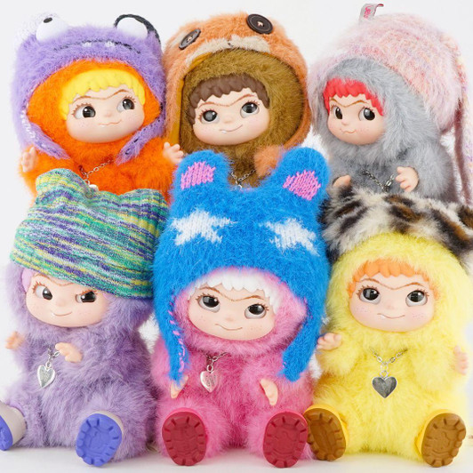 Other Hashy Wakuku FUZZY TRENDY FUN PARTY Trading Figure 1Box 6pcs 