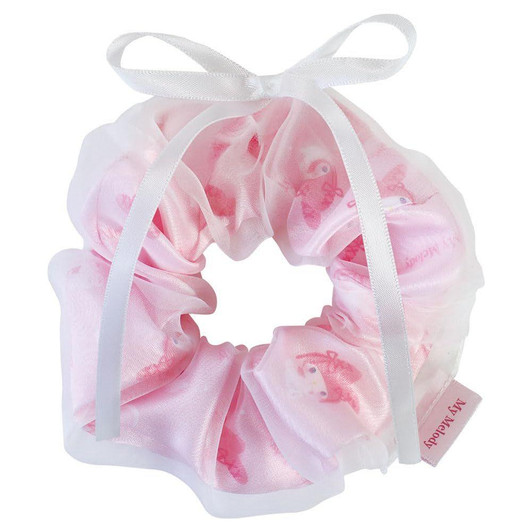  T's Factory Sanrio My Melody Ribbon Layered Scrunchie Ballet Core 