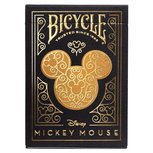 Other Bicycle Playing Cards Black & Gold Mickey Mouse 