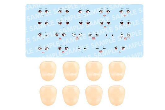  Kotobukiya Emma Koishikawa Vol.8 1/10 Customized Face & Decal Set (Sousai Shojo Teien) 