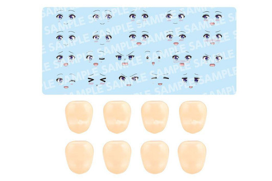  Kotobukiya Ritsuka Saeki Vol.10 1/10 Customized Face & Decal Set (Sousai Shojo Teien) 