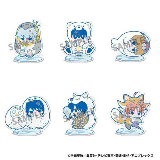 Megahouse MegaHouse Acrylic Stand: Gintama - Prince Hata & Animals of Ice 6 Packs Box 