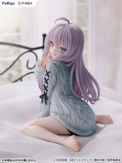  FuRyu The Journey Of Elaina Elaina Knit Ver. Repaint Blue 1/7 Figure 