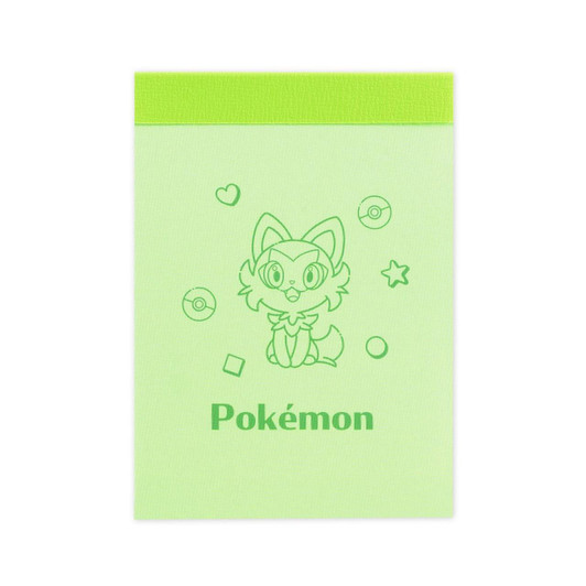  Pokemon Center Original Mini Memo / Sprigatito 
