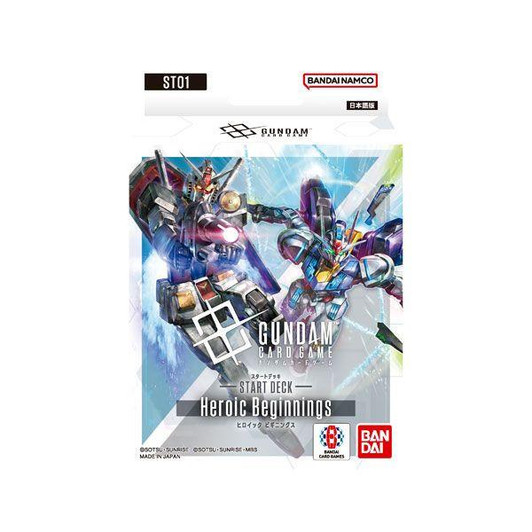  Bandai Mobile Suit Gundam Card Game Starter Deck Heroic Beginnings ST01 