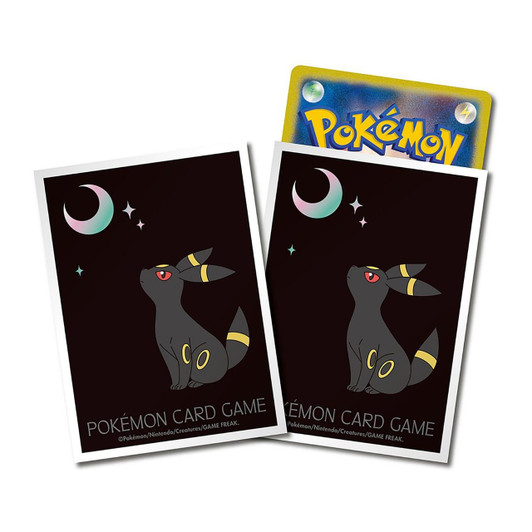 Pokemon Center Original Pokemon Card Game TCG Deck Sleeves Premium Gloss Moonlight And Umbreon [White] 