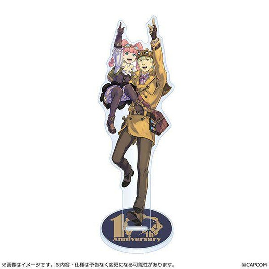  Capcom The Great Ace Attorney - 10th Anniversary Banquet of Flowers- Acrylic Stand Herlock Sholmes & Iris Wilson 