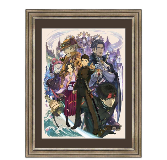  Capcom The Great Ace Attorney - The Adventures Of Ryunosuke Naruhodo - Main Visual Framed Character Fine Graph 