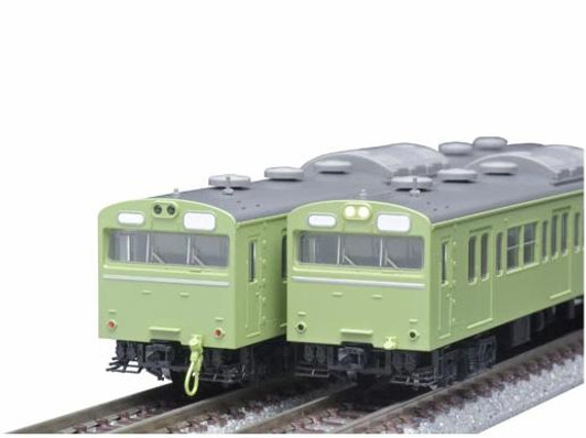 Tomix 97616 JNR Series 103 Commuter Train (Early Model Non-Air Conditioned - Uguisu) Add-On 3 Cars Set (N scale)