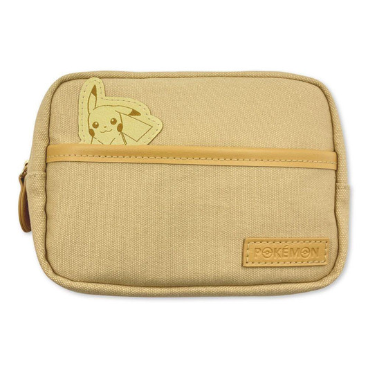 Pokemon Center Original Box Pouch Peeking Emblem Pikachu