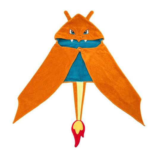  Pokemon Center Original Hooded Towel Charizard Kids 