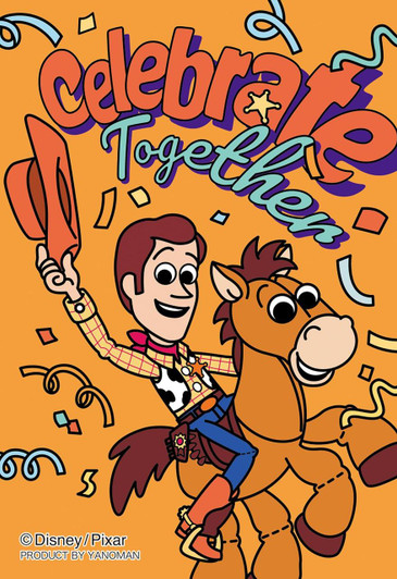 Yanoman Jigsaw Puzzle Toy Story / Woody & Bullseye (70 Pieces) 