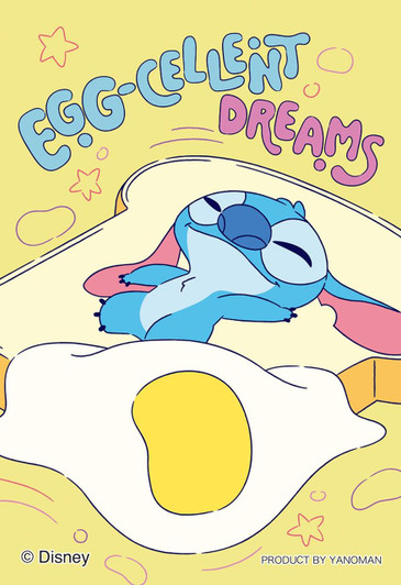 Yanoman Jigsaw Puzzle Food Rush / Stitch (Fried Egg) (70 Pieces) 