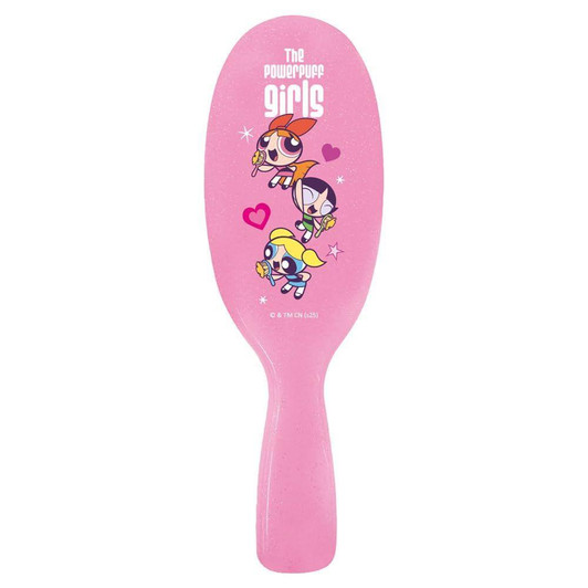  T's Factory Powerpuff Girls Handle Attached Smooth Hair Brush Pink 