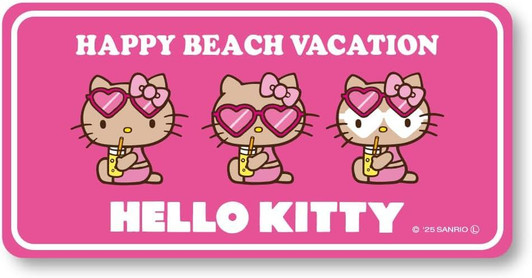 Other Hello Kitty Happy Beach Day Number Plate Magnet PK