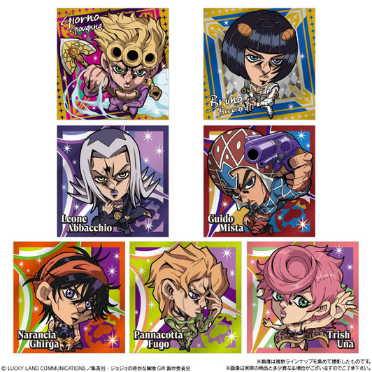  Bandai Candy Niformation JoJo's Bizarre Adventure ~Golden Wind Episodio02~ Sticker Collection Wafers BOX (20pcs) 