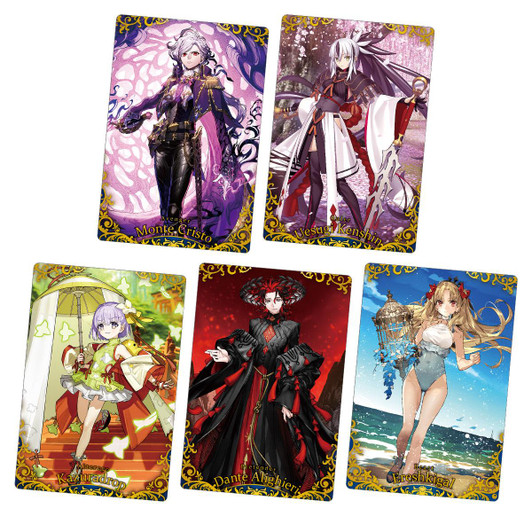 Bandai Candy Fate/Grand Order Metallic Placard Wafers 14 BOX (20pcs) 