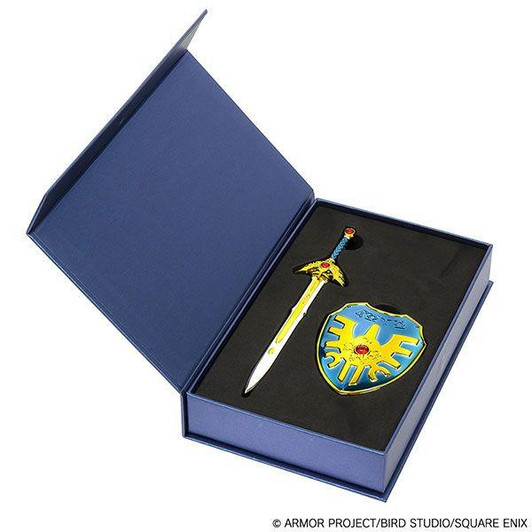 Square Enix Dragon Quest Metallic Items Gallery - Special Erdrick's Sword & Shield 