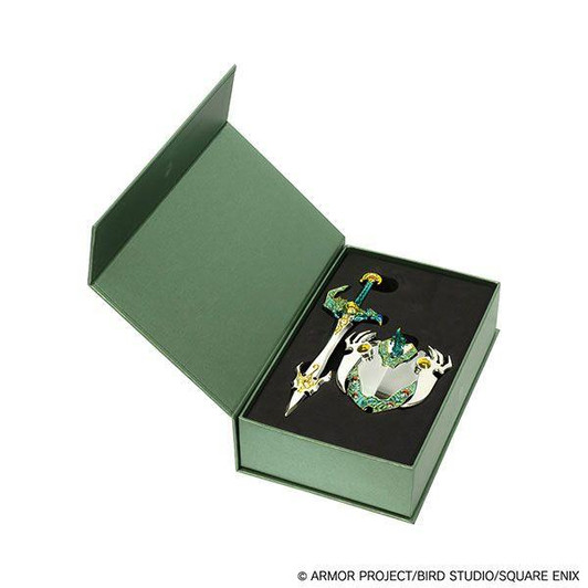  Square Enix Dragon Quest Metallic Items Gallery - Special Zenithian Sword & Shield 