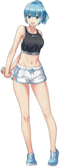  Hasegawa 1/12 12 Egg Girls Collection No.49 Sara Mayuki (Sportswear) Plastic Model 