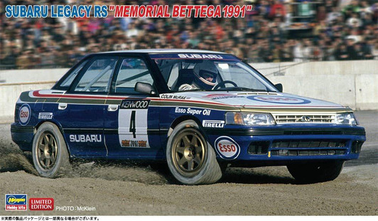  Hasegawa 1/24 Subaru Legacy RS Memorial Bettega 1991 Plastic Model 