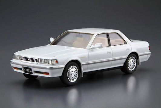  Aoshima The Model Car No. 81 1/24 Toyota JZX81 Cresta 2.5 Super Lucent G '90 Plastic Model 