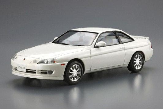  Aoshima The Model Car No. 131 1/24 Toyota JZZ30 Soarer 2.5GT Twin Turbo L '91 Plastic Model 