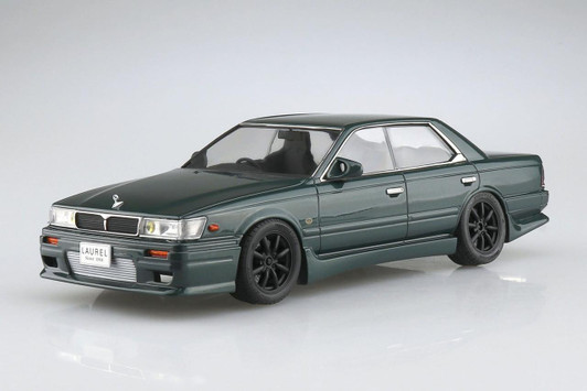  Aoshima The Tuned Car No.83 1/24 HC33 Laurel '91 Aero Custom (Nissan) Plastic Model 