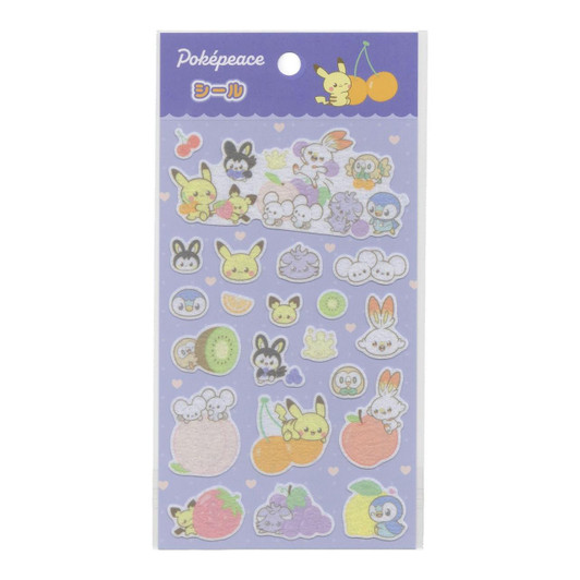  Pokemon Center Original Stickers PokePeace Fruit Series 