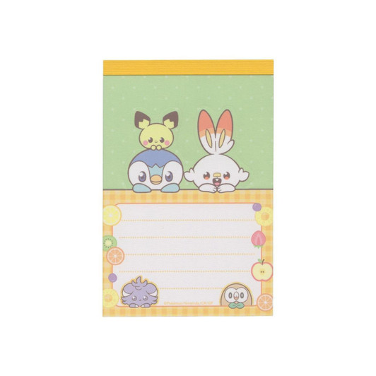 Pokemon Center Original Stand Memo B PokePeace Fruits Series