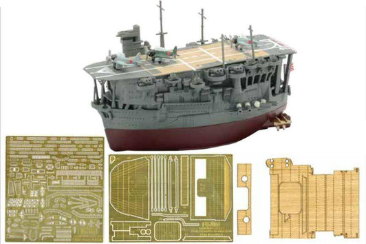  Fujimi Chibi-maru Kantai Japanese Aircraft Carrier Kaga Special Edition (Includes Etched Parts And Wooden Deck Stickers)　Plastic Model 