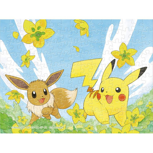 Jigsaw Puzzle Pikachu and Eevee (150 Pieces)