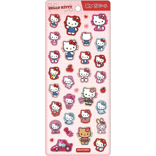 T's Factory Sanrio Puffy Sticker Hello Kitty