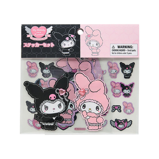 Sanrio Other Sticker Set (Mellow Kuromi) My Melody & Kuromi