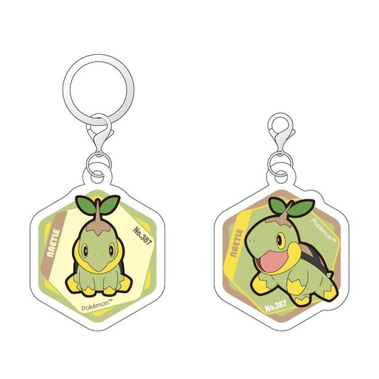 Pokemon Center Original Acrylic Marker Charm Set Vol.3 Turtwig