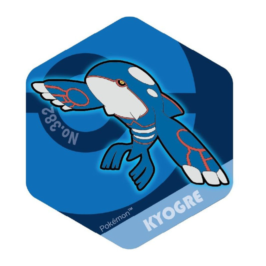 Pokemon Center Original Honeycomb Acrylic Magnet BIG Vol. 4 Kyogre