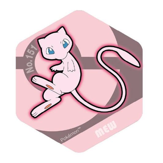 Pokemon Center Original Honeycomb Acrylic Magnet BIG Vol. 4 Mew