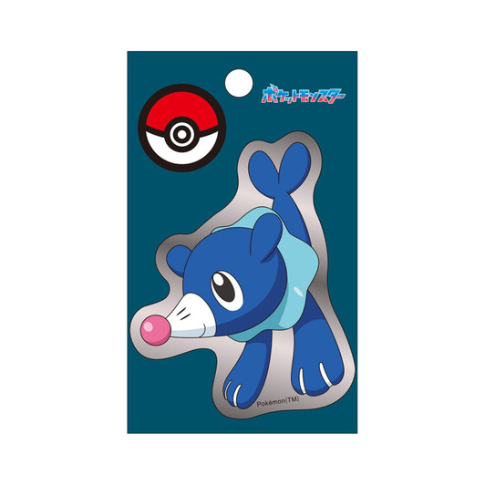 Pokemon Center Original Silver Sticker Popplio