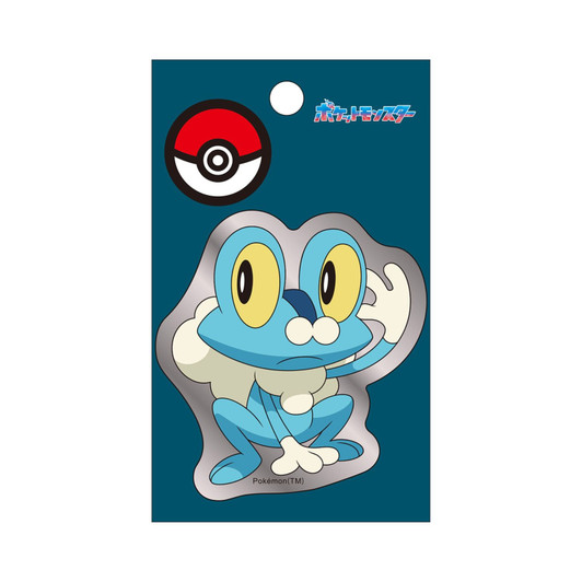 Pokemon Center Original Silver Sticker Froakie