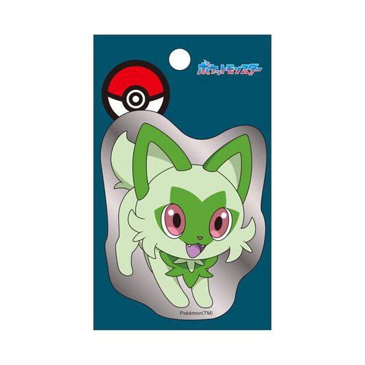 Pokemon Center Original Silver Sticker Sprigatito
