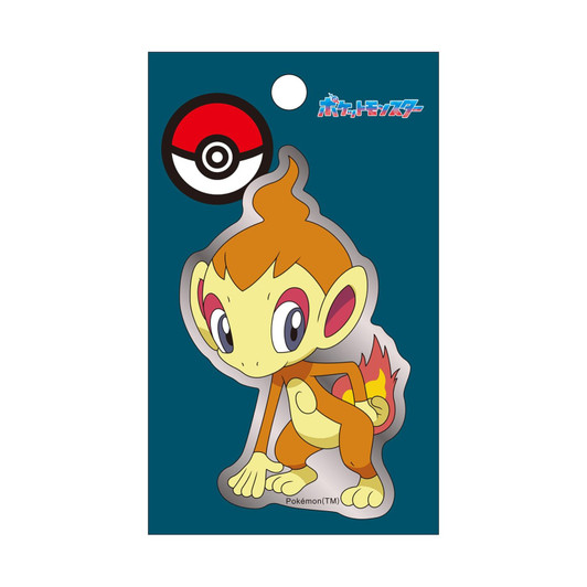 Pokemon Center Original Silver Sticker Chimchar