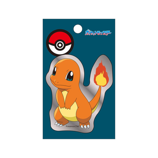 Pokemon Center Original Silver Sticker Charmander
