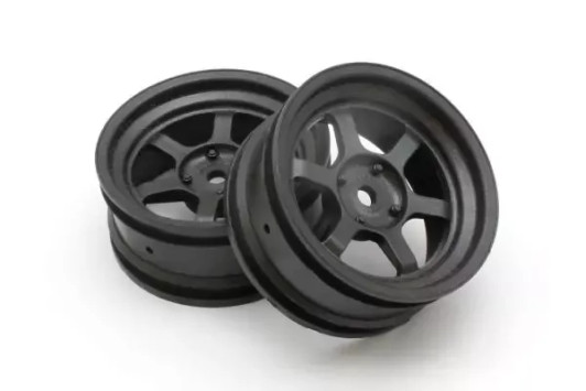 Kyosho FAH709BK RAYS TE37V Wheel Offset 5mm(FZD2/BlackM/2p)