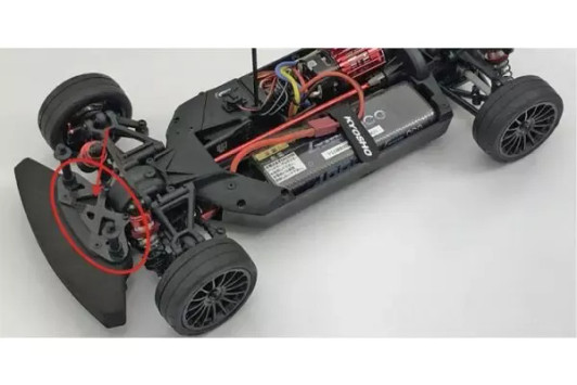 Kyosho FAW226B TC Carbon Bumper Support(FAZER MK2)